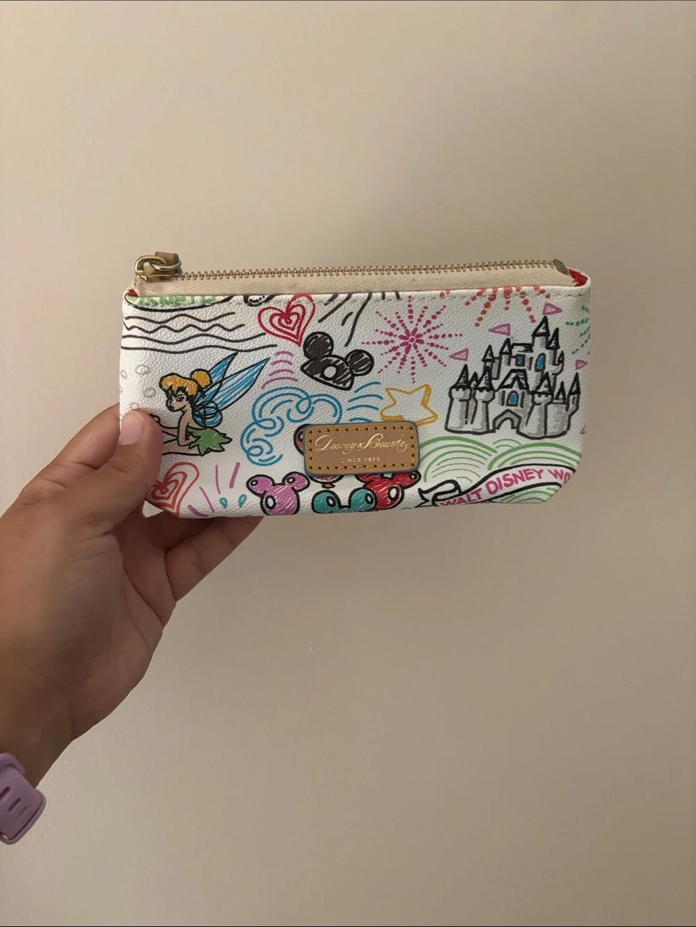 Dooney and Bourke Disney cosmetic bag